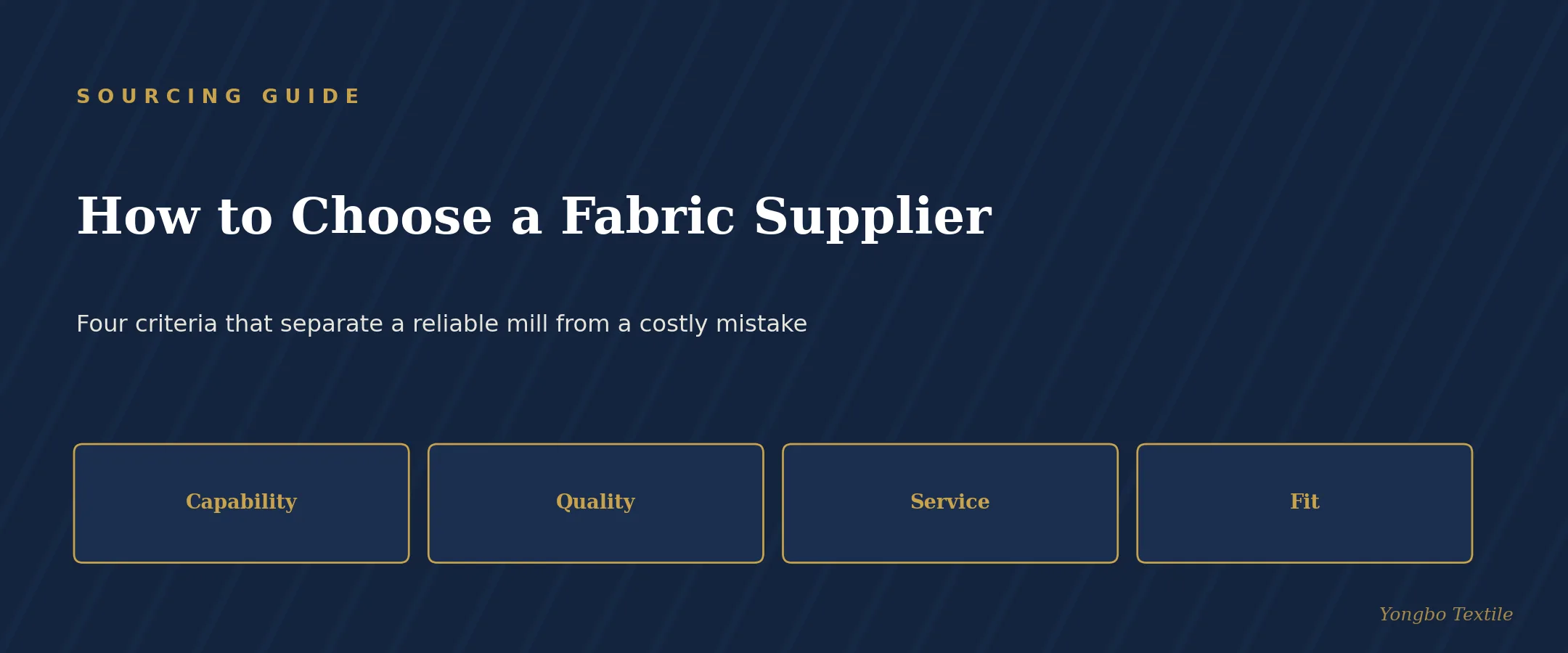 How to choose a fabric supplier in China