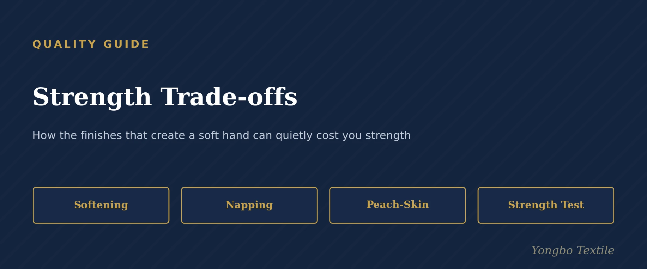 Fabric strength & finishing trade-offs — Yongbo Textile quality guide cover